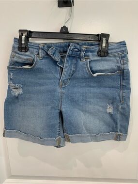 Gap kids Light Blue Distressed Denim Shorts